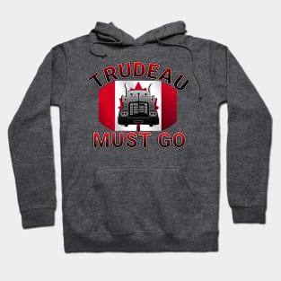 TRUDEAU MUST GO - SAVE CANADA FREEDOM CONVOY 2022 TRUCKERS RED LETTERS Hoodie